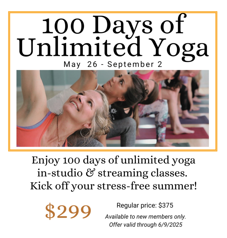 Offer: 100 Dyas of Unlimited Yoga
